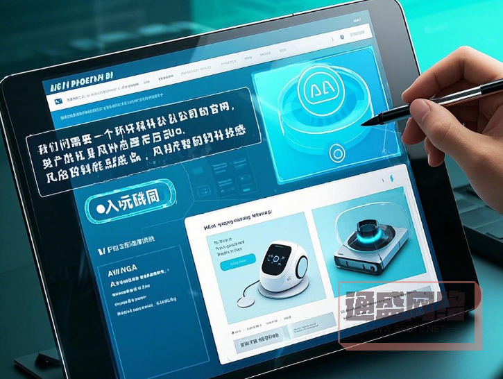 AI建站工具界面